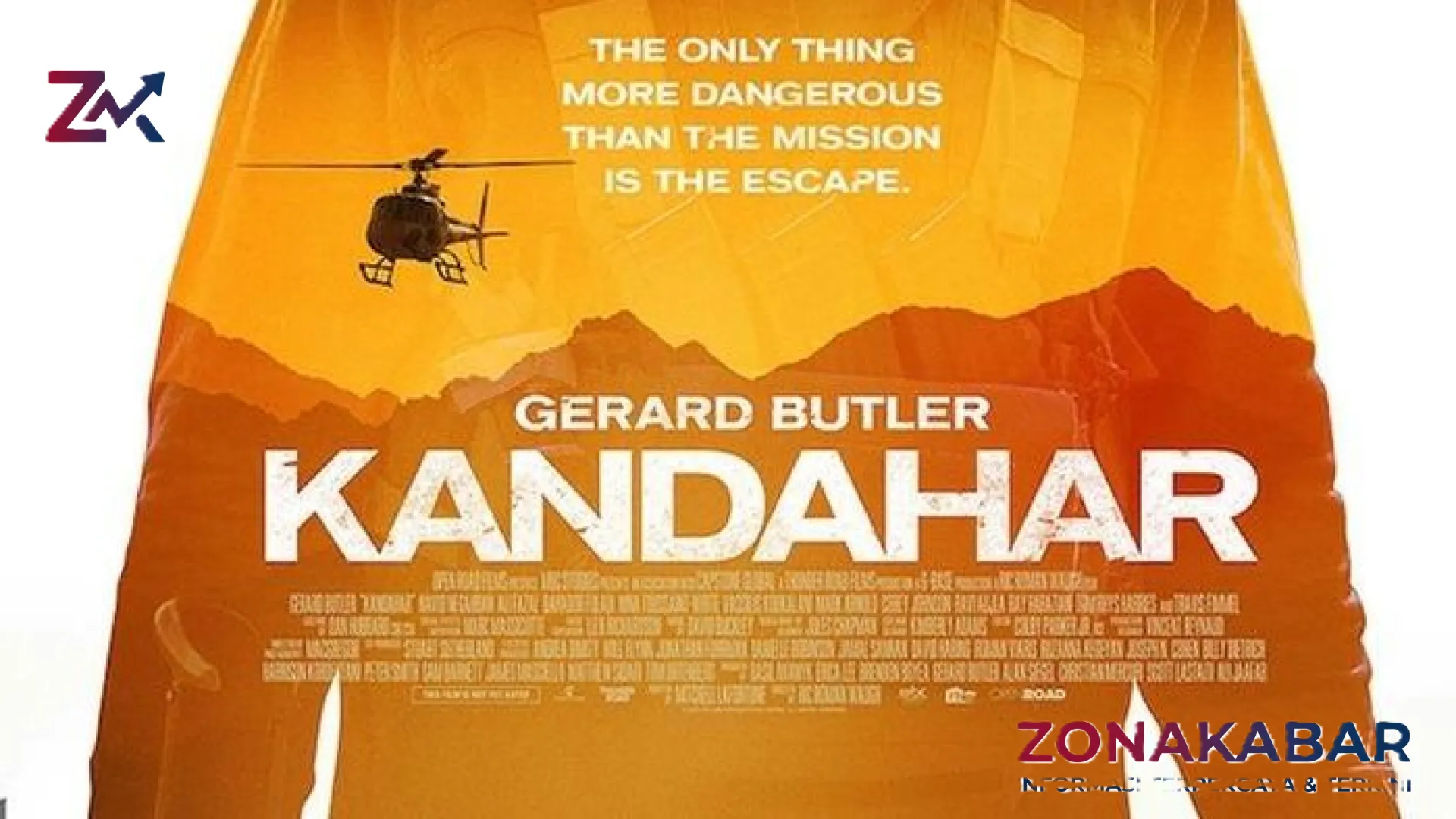 Sinopsis Film Kandahar: Misi Pelarian Maut Gerard Butler di Jantung Wilayah Konflik