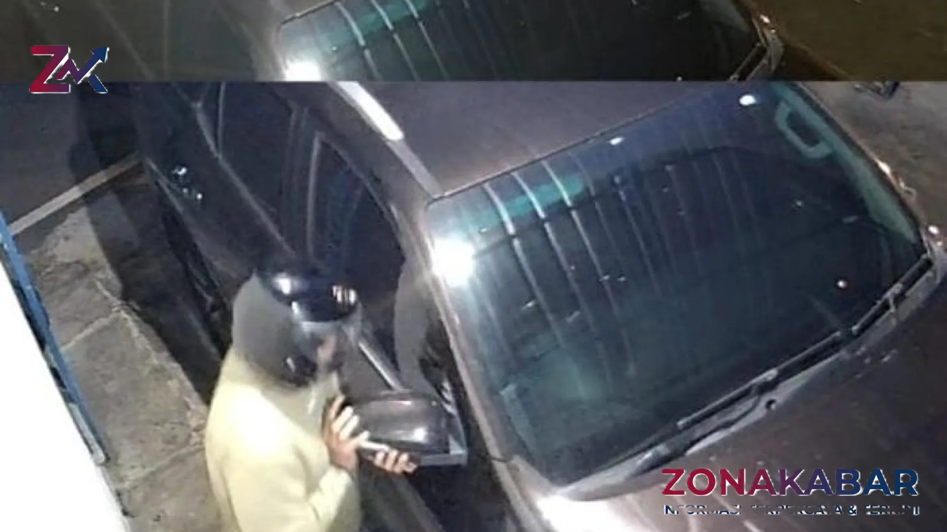 Misteri Pencuri Spesialis Spion Fortuner di Ponorogo: Aksi Kilat 10 Detik yang Terekam Jelas di CCTV