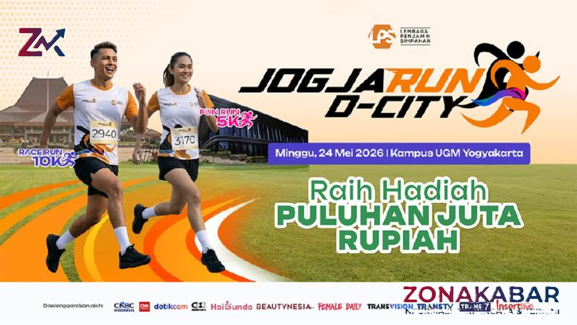 Pesona Jogja Run D-City 2026: Lebih dari Sekadar Lari, Hadiah Melimpah hingga Konser Musisi Papan Atas Menanti!