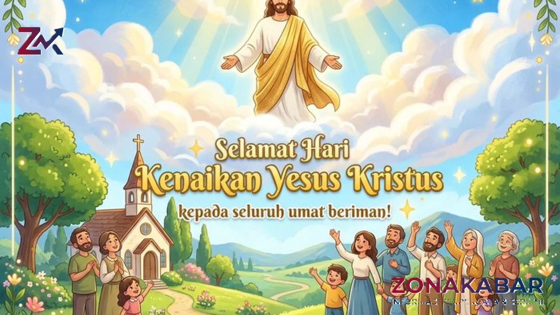 80 Ucapan Kenaikan Yesus Kristus 2026: Untaian Pesan Penuh Harapan, Makna, dan Doa Mendalam