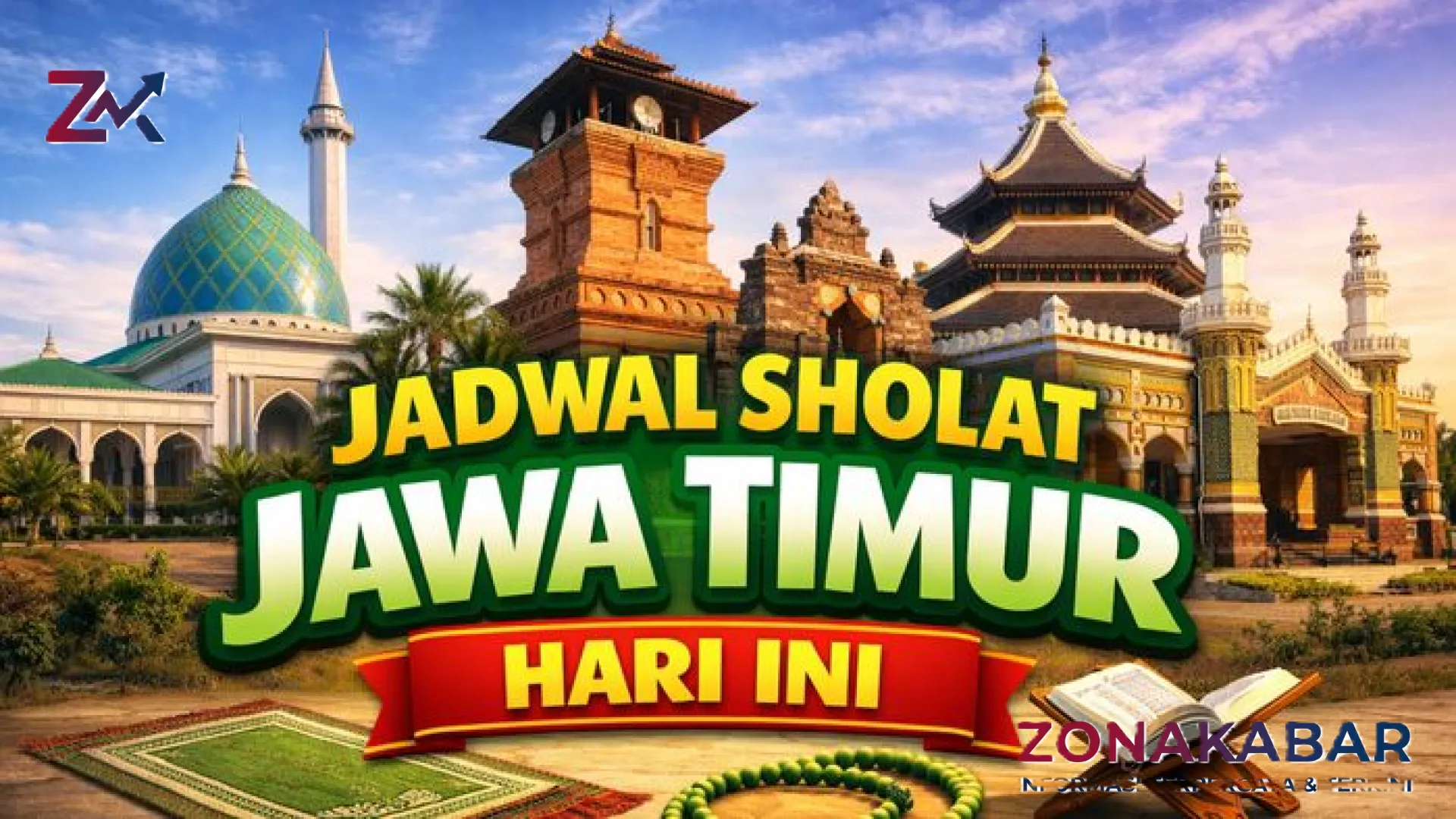 Jadwal Sholat Jawa Timur 14 Mei 2026: Panduan Lengkap Waktu Ibadah di 38 Kabupaten dan Kota