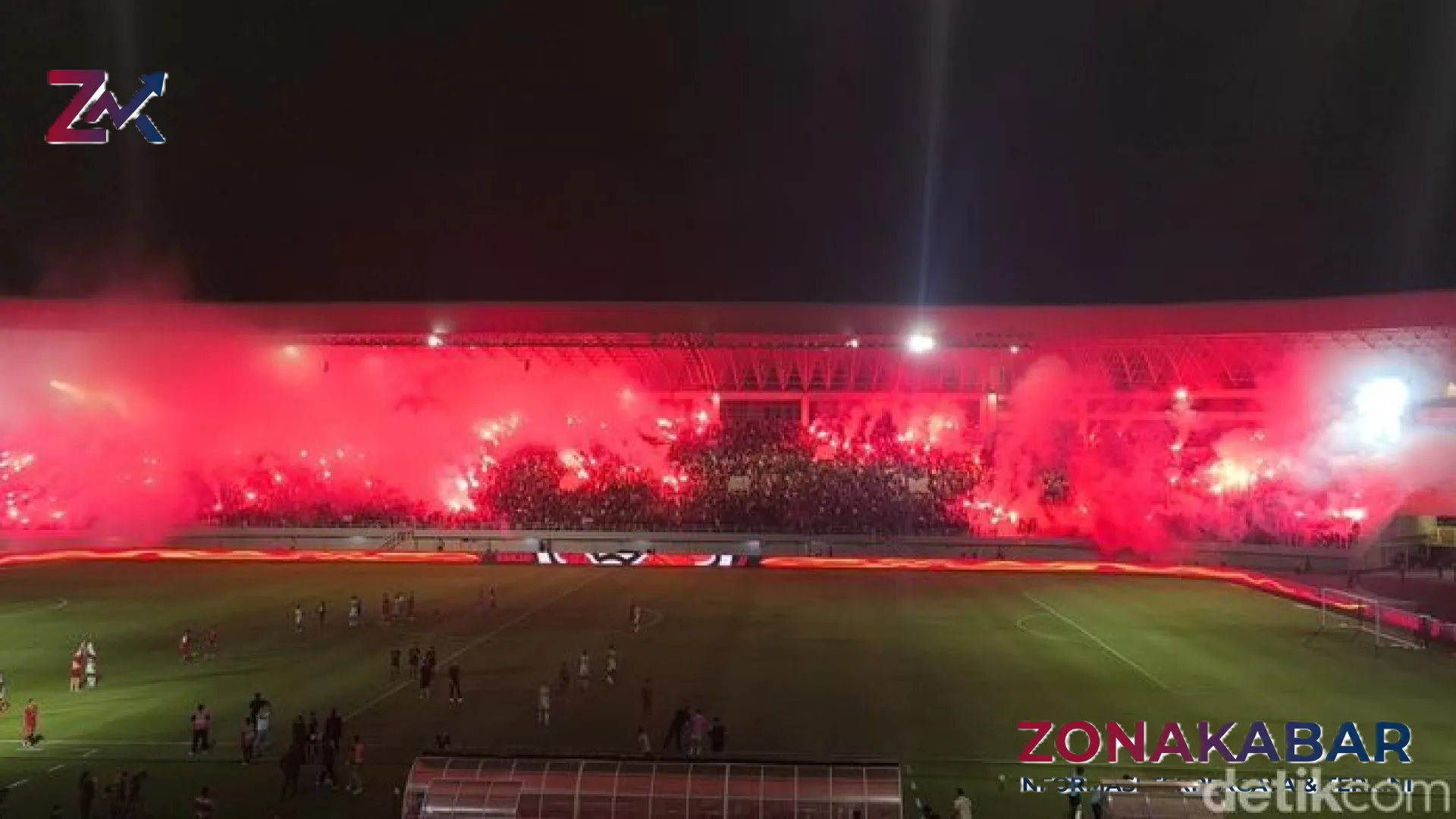 Stadion Manahan Memerah, Perayaan Flare Suporter Persis Solo Picu Kekhawatiran Sanksi Baru dari Komdis PSSI