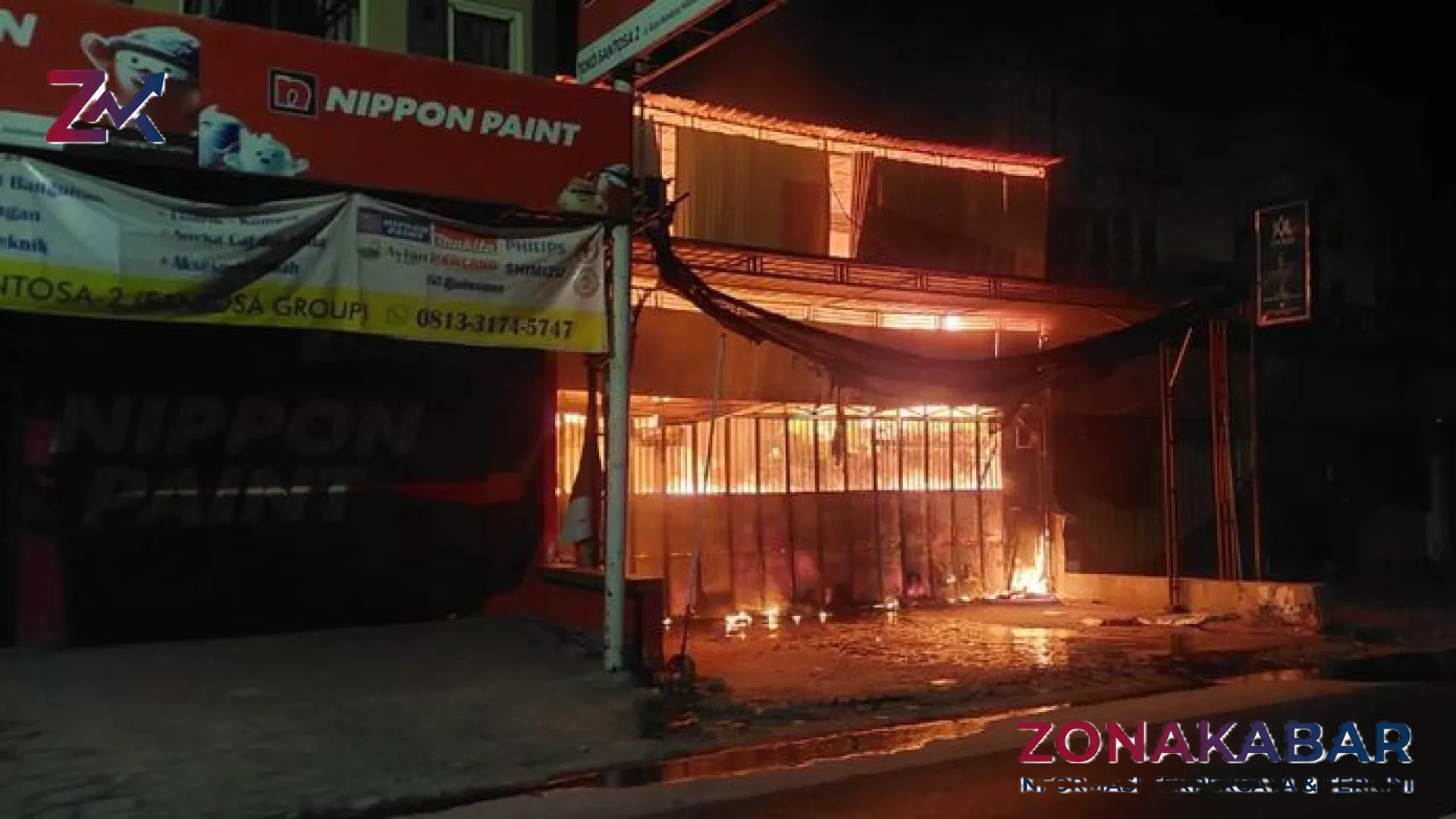 Dendam Membara: Kakek Tukang Tambal Ban di Jombang Nekat Bakar Toko Grosir Akibat Sakit Hati Diusir