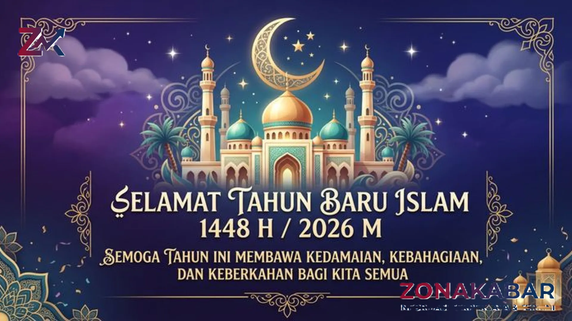 55 Inspirasi Kartu Ucapan Tahun Baru Islam 1448 H / 2026 M: Desain Estetik dan Penuh Makna